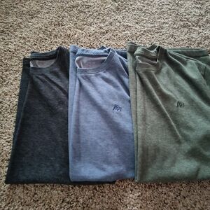 Aeropostale Short Sleeve Tees - Black, Blue, Green